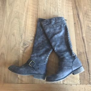 Brown Madden Girl knee boots
